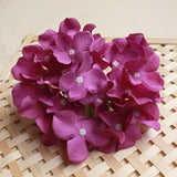 Artificial Silk Hydrangea Flower Heads - 50 pieces