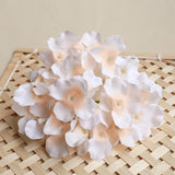 Artificial Silk Hydrangea Flower Heads - 50 pieces