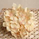 Artificial Silk Hydrangea Flower Heads - 50 pieces