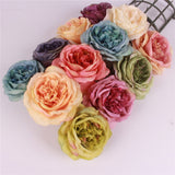 Artificial Peony Silk Flower Heads - 100pcs