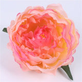 Artificial Silk Peony Flower Heads - 100 pieces