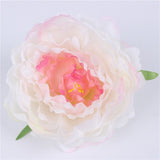 Artificial Silk Peony Flower Heads - 100 pieces