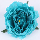 Artificial Silk Peony Flower Heads - 100 pieces