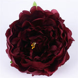 Artificial Silk Peony Flower Heads - 100 pieces