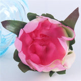 Artificial Silk Peony Flower Heads - 100 pieces