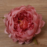 Artificial Silk Peony Flower Heads - 100 pieces