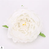 Artificial Silk Peony Flower Heads - 5 pieces