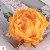 Artificial Silk Peony Flower Heads - 5 pieces