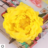 Artificial Silk Peony Flower Heads - 5 pieces