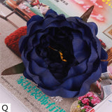 Artificial Silk Peony Flower Heads - 5 pieces