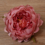 Artificial Silk Peony Flower Heads - 5 pieces