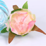 Artificial Silk Peony Flower Heads - 5 pieces