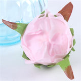 Artificial Silk Peony Flower Heads - 5 pieces