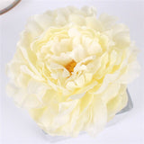 Artificial Large French Silk Peony Heads - 15  pieces