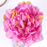 Artificial Large French Silk Peony Heads - 15  pieces
