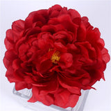 Artificial Large French Silk Peony Heads - 15  pieces