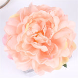 Artificial Large French Silk Peony Heads - 15  pieces