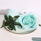 Artificial Silk Rose Flower Heads - 5 pieces