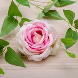 Artificial Silk Rose Peony Flower Heads - 8 pieces