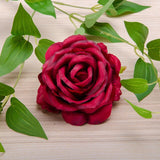 Artificial Silk Rose Peony Flower Heads - 8 pieces