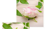 Artificial Silk Rose Peony Flower Heads - 8 pieces