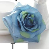 Artificial Silk Rose Flower Heads - 100 pieces