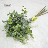 Artificial 6-branch Money Leaf Eucalyptus - 1 bouquet