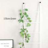 Artificial Silk Eucalyptus Rattan Plant Vine - 1 piece
