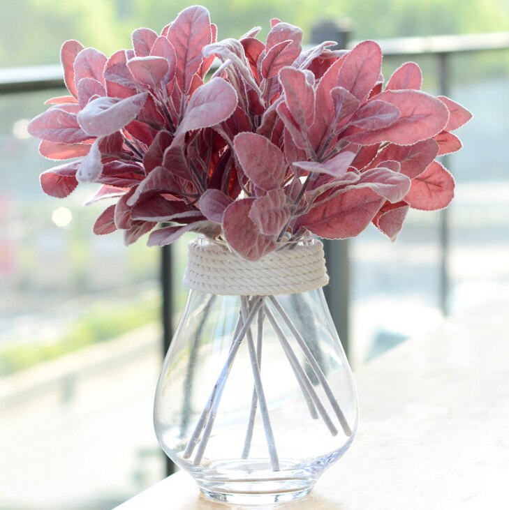 Artificial Silk Rabbit Ear Branch Leaves - 1 piece