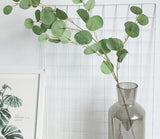 Artificial Green Eucalyptus Plant Leaves - 1 piece