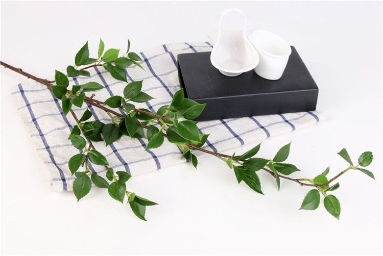 Artificial Cherry Blossom Leaf Plant - 1 piece