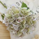 Artificial Silk Hydrangea Flower - 1 piece