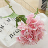 Artificial Silk Hydrangea Flower - 1 piece