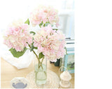 Artificial Silk Hydrangea Flower - 1 piece