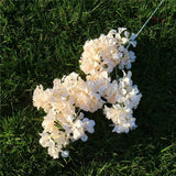 Artificial 4-branch Snow Orchid Flower - 5 pieces