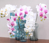 Artificial 9-head Phalaenopsis Real Touch Orchid - 1 piece
