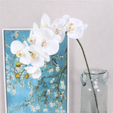 Artificial 9-head Phalaenopsis Real Touch Orchid - 1 piece
