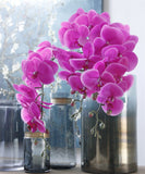 Artificial 9-head Phalaenopsis Real Touch Orchid - 1 piece