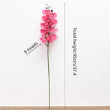 Artificial 9-head Real Touch Butterfly Orchid - 1 piece