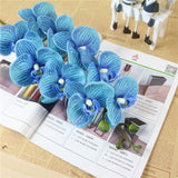 Artificial 9-head Real Touch Butterfly Orchid - 1 piece