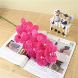 Artificial 9-head Real Touch Butterfly Orchid - 1 piece