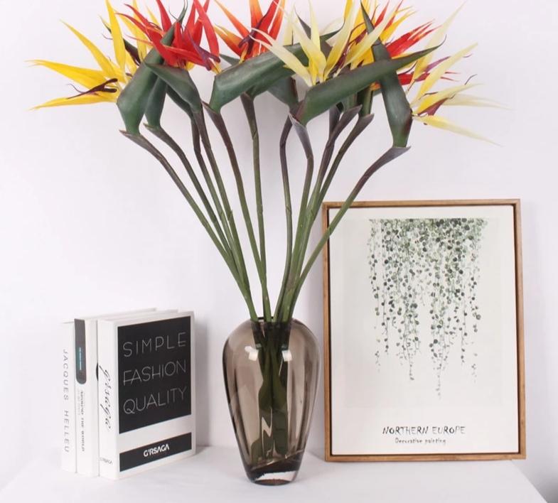 Artificial Large Real Touch Heaven Bird Flower - 1 piece