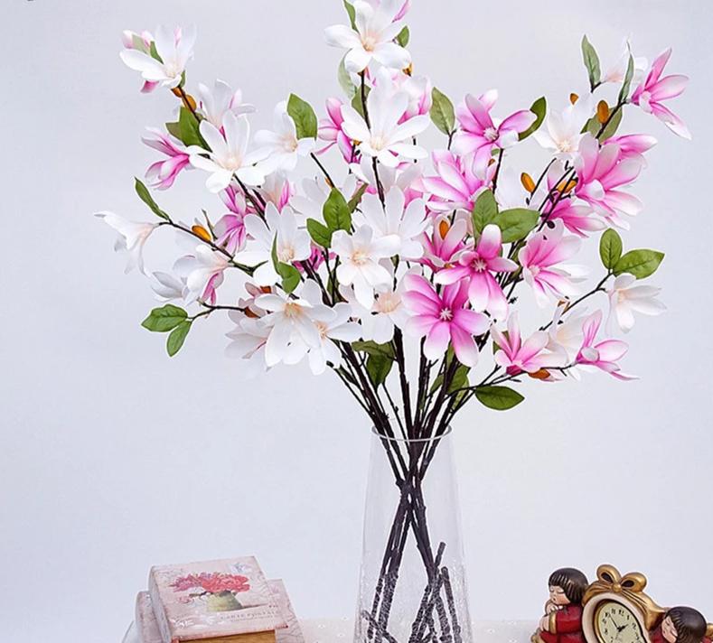 Artificial Single-branch Magnolia Kapok Flower - 1 piece