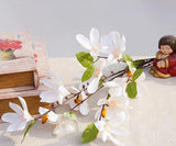 Artificial Single-branch Magnolia Kapok Flower - 1 piece