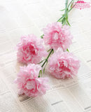 Artificial Silk Carnation Flower - 11 pieces