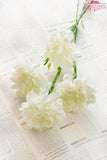 Artificial Silk Carnation Flower - 11 pieces