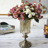 Artificial European Small Clove Carnation Flower Bouquet