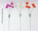 Artificial 5-head Chrysanthemum Lotus Emperor Flower - 1 piece