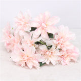 Artificial 10-head Dahlia Flower Bouquet
