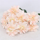 Artificial 10-head Dahlia Flower Bouquet